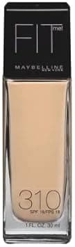 Maybelline New York Fit Me! Foundation, Sun Beige [310], SPF 18, 1 oz on Amazon.ae - Price Tracker