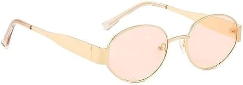 CREEK Retro Oval Sunglasses for Women & Men | Trendy Metal Sun Glasses Classic Shades | UV400 Protection on Amazon.ae - Price Tracker