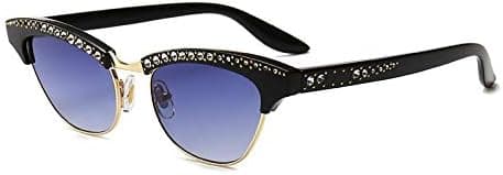 Diamond Cat Eye Sunglasses Fashion Style for Remote Dance Parties Communicative UV Sunglasses for Women (Size : B) on Amazon.ae - Price Tracker