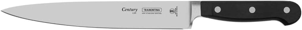 Tramontina Century 8 Inches Utility Knife with Stainless Steel Blade and Black Polycarbonate Handle - متتبع أسعار Amazon.sa