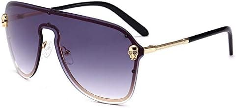 Feng Jing Comprise Personality Style Shield Sunglasses for Party Fishing Tourism Sunglasses for Women (Color : Gray) on Amazon.ae - Price Tracker