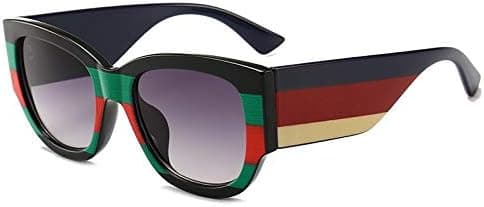 2019 Hot Vanguard Fashion Tri-color Frame Sunglasses Rainbow Vividness O.k. Glasses Sunglasses for Women (Color : NO.3) on Amazon.ae - Price Tracker