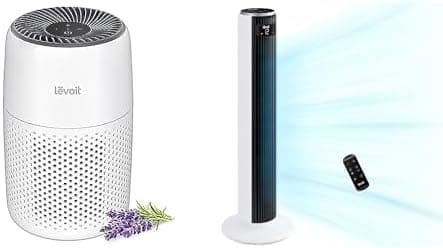 Levoit Core mini air purifier + F362 tower fan on Amazon.ae - Price Tracker