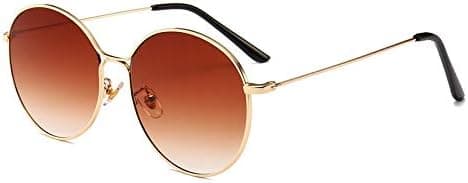 Rhythm Frame Alloy Color Paint Sunglasses Retro Anti-UV Outdoor Drive Sunglasses for Women (Color : TEA) on Amazon.ae - Price Tracker