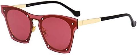 One-piece Sealing Mirror Planer Top Sunglasses Calico Nautical Sheet Glasses Sunglasses for Women (Color : Red) on Amazon.ae - Price Tracker