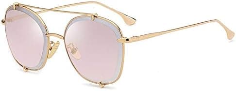 Sunglasses Male Personality Limited Alloy Eyeglass Frame Retro-style External UV Sunglasses for Women (Color : PINK) on Amazon.ae - Price Tracker