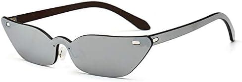 Second Cat's Eye Sunglasses Dance Party Decoration UV Sunglasses for Women (Color : Silver) on Amazon.ae - Price Tracker