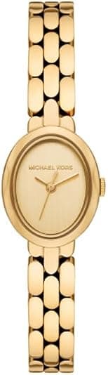 Michael Kors MK4955 Maude Analog Quartz Wristwatch for Women, 21 mm Case Size, Gold - دليلك لأفضل العروض