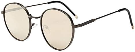 UV Innovative Retro-style Round Sunglasses Outside Dance Party Sunglasses for Women (Color : Silver) on Amazon.ae - Price Tracker