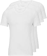 BOSS mens 3-pack Crew Neck Cotton Jersey T-shirts T-Shirt - Best Deal Finder