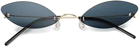 Minute Steel Legs Butterfly Cat's Eye Sunglasses Mod Retro Style Sunglasses for Women (Color : Black) on Amazon.ae - Price Tracker