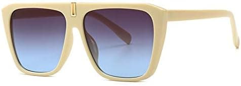 Straightforwardly Flat-top Sunglasses UV-proof Outside Beach Drive Sunglasses for Women (Color : NO.6) on Amazon.ae - Price Tracker