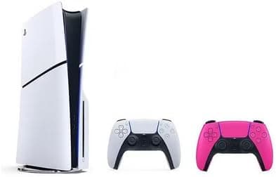 SIE Sony PlayStation 5 Slim Disc with Extra Dualsense Pink Controller - International Version on Amazon - Best Deal Finder