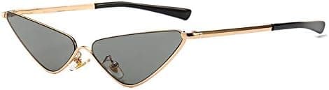 Half-frame Sunglasses Narrow Piece Of Maritime Mod Retro Style Outdoor Beach Pictures Sunglasses for Women (Color : GREY) on Amazon.ae - Price Tracker