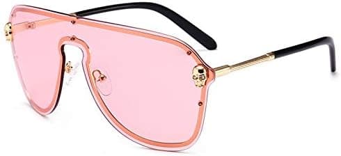 Feng Jing Comprise Personality Style Shield Sunglasses for Party Fishing Tourism Sunglasses for Women (Color : Pink) on Amazon.ae - Price Tracker
