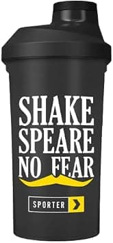 Sporter - Shaker Bottle (Black - "Shakespeare No Fear", 600ml) on Amazon.ae - Price Tracker