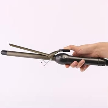 PRECISIONWARE ENZO EN-2225 13MM Ceramic Hair Curler, Professional Curling Iron With Fast Heat-Up, Adjustable Temperature, Cool Tip, Ideal For Creating Long-Lasting, Smooth Curls And Waves-Intl Version on Amazon.ae - Price Tracker