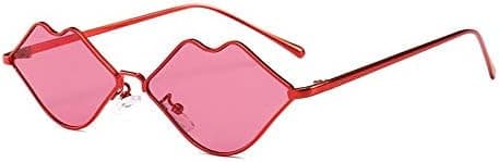 Lip Modern Retro Style Sunglasses Amber Frame in Assorted Colors UV Sunglasses for Women (Color : Red) on Amazon.ae - Price Tracker