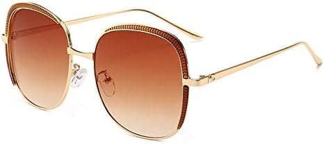 Large Foursquare Frame Sunglasses Retro UV Protection Fishing Outdoor Drive Generic Decoration Sunglasses for Women (Color : TEA) on Amazon.ae - Price Tracker