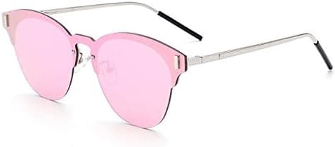 One-piece Frameless Sunglasses, UV-proof Extraneous Drive Sunglasses for Women (Color : Silver) on Amazon.ae - Price Tracker