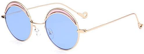 Fashion Sunglasses Personality Eyebrows Subaltern Cycle Sunglasses Decorative Glasses Party Ball Sunglasses for Women (Color : Blue) on Amazon.ae - Price Tracker