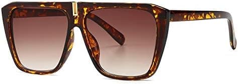 Straightforwardly Flat-top Sunglasses UV-proof Outside Beach Drive Sunglasses for Women (Color : NO.3) on Amazon.ae - Price Tracker