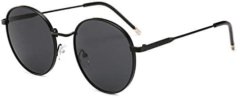 UV Innovative Retro-style Round Sunglasses Outside Dance Party Sunglasses for Women (Color : Black) on Amazon.ae - Price Tracker