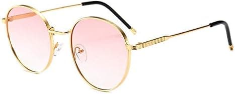 UV Innovative Retro-style Round Sunglasses Outside Dance Party Sunglasses for Women (Color : Pink) on Amazon.ae - Price Tracker