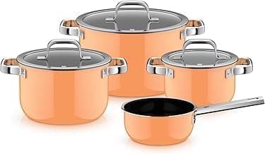 WMF Fusiontec Mineral Pro 0519405290 4-Piece Saucepan Set, Durable, Scratch-Resistant Material, Induction Cookers, Suitable for All Hob Types, Made in Germany, Papaya Orange on Amazon.ae - Price Tracker