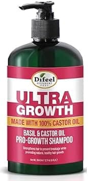Difeel Ultra Growth Basil & Castor Oil Pro Growth Shampoo 354.9ml - Best Deal Finder