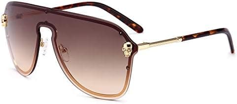 Feng Jing Comprise Personality Style Shield Sunglasses for Party Fishing Tourism Sunglasses for Women (Color : TEA) on Amazon.ae - Price Tracker