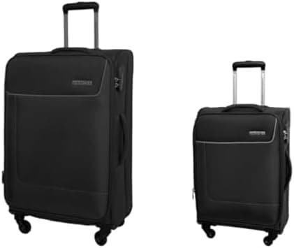 American Tourister Jamaica Spinner 80 cm + 58 Cm - Black -Luggage 2PC set- 3 Years Global Warranty on Amazon.ae - Price Tracker