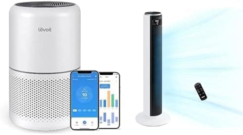 Levoit Core 300S air purifier + F362 tower fan on Amazon.ae - Price Tracker