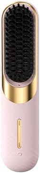 Cordless Hair Straightening Brush, Portable Mini Hair Straightener Brush for Women Travel, Rechargeable Ionic Smoothing Heated Styling Hairbrush for Long and Short Hair, Beard Straightener for Men على Amazon.ae - متتبع الأسعار