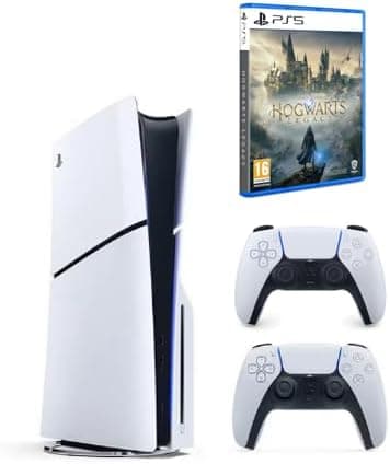 SIE Sony PlayStation 5 Slim Disc with Extra Dualsense White Controller + Hogwarts Legacy - PS5-International Version on Amazon.ae - Price Tracker
