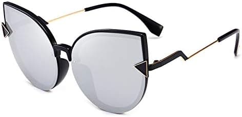 Drive A Large Frame Mirror Classic Highschool Quality Fashion Sunglasses Sunglasses for Women (Color : Silver) on Amazon.ae - Price Tracker