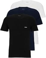 BOSS mens 3-pack Crew Neck Cotton Jersey T-shirts T-Shirt - Best Deal Finder