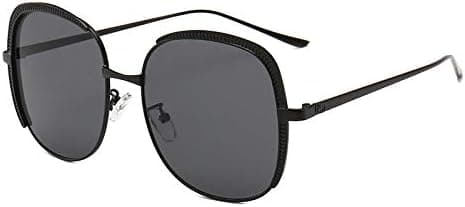 Large Foursquare Frame Sunglasses Retro UV Protection Fishing Outdoor Drive Generic Decoration Sunglasses for Women (Color : BLACK) on Amazon.ae - Price Tracker