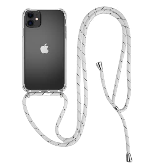 EDITOR iPhone 14 White and Black Crossbody Case Cell Phone Lanyard for around the shoulder, Phone Safety Adjustable Phone Strap, Best Smartphones Lanyard with Full Coverage Case (iPhone 14) on Amazon.ae - Price Tracker