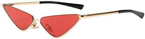 Half-frame Sunglasses Narrow Piece Of Maritime Mod Retro Style Outdoor Beach Pictures Sunglasses for Women (Color : RED) on Amazon.ae - Price Tracker