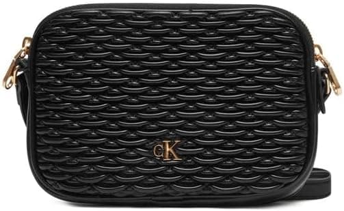 Calvin Klein womens Pleated Double Zip Camer a Bag Lv04f3279g Handbags - دليلك لأفضل العروض