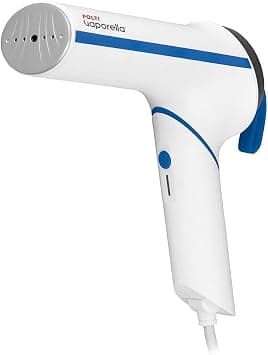 POLTI Vaporella Vertical Styler GSM50B Compact Steamer with Folding Handle and Aluminium Sole, Power 800 W, Ready in 30 Seconds, Ref GSM50B - White and Blue on Amazon.ae - Price Tracker