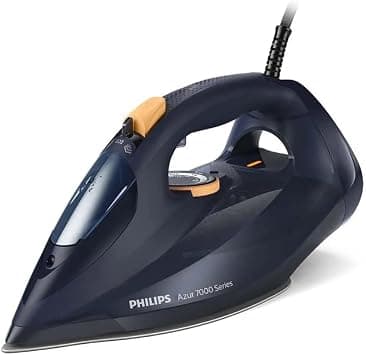 Philips 7000 Series HV Steam Iron - 3000W, 250 g steam boost, Safety auto-off, SteamGlide Elite soleplate - DST7060/26 Blue/Yellow on Amazon.ae - Price Tracker