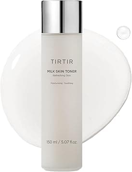 TIRTIR Milk Skin Rice Toner - Deep Moisturizing, Hydrating Toner for face, Niacinamide, Ceramide, Rice Bran Extract, Nature-Oriented Ingredients for Korean Skin Care, Vegan, 5.07 fl.oz. on Amazon.ae - Price Tracker