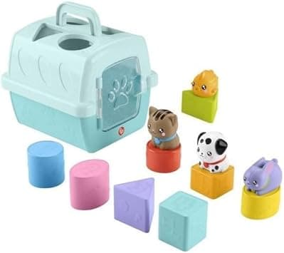 ​Fisher-Price Baby Shape Sorting Toy, FP Pets Sort & Stow Pet Carrie with Fine Motor Activities for Infants Ages 6+ Months - Amazon.ae Price Tracker