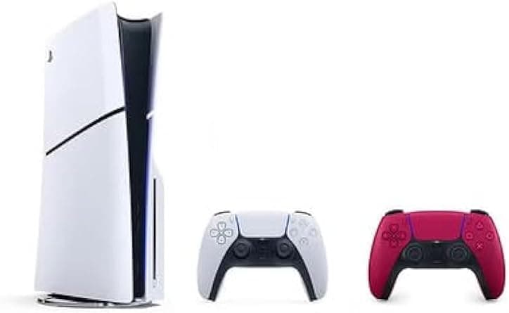 SIE Sony PlayStation 5 Slim Disc with Extra Dualsense Red Controller - International Version on Amazon.ae - Price Tracker