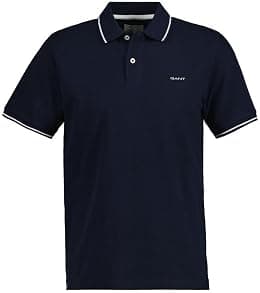 GANT Men Tipped Piqué Polo Shirt - Best Deal Finder