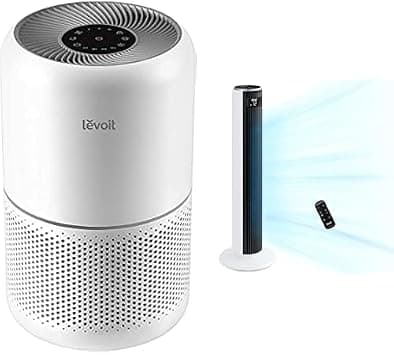 Levoit Core 300 air purifier + F362 tower fan on Amazon.ae - Price Tracker