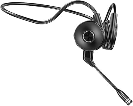 Bone Conduction Sports Gaming Headset Bluetooth 5.0, Wireless Stereo Open-Ear Headphones with Noise-Canceling Boom Microphone, for Running Hiking Home Office Conference Calls, Black on Amazon.ae - Price Tracker
