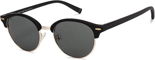 Vincent Chase By Lenskart | Full Rim Round | Polarized and 100% UV Protected | Men & Women | Medium | VC S14481 on Amazon - Best Deal Finder